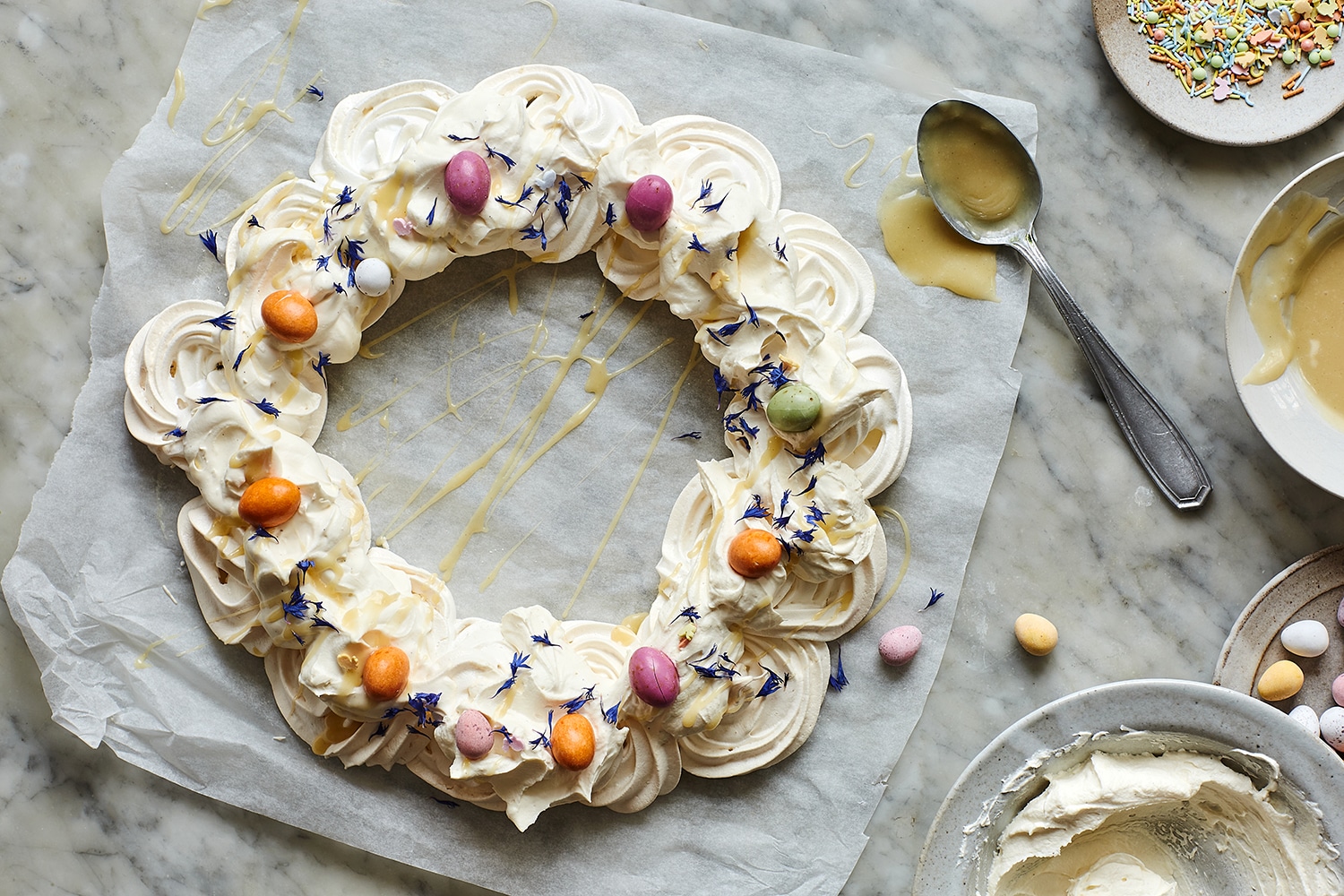 Easter pavlova