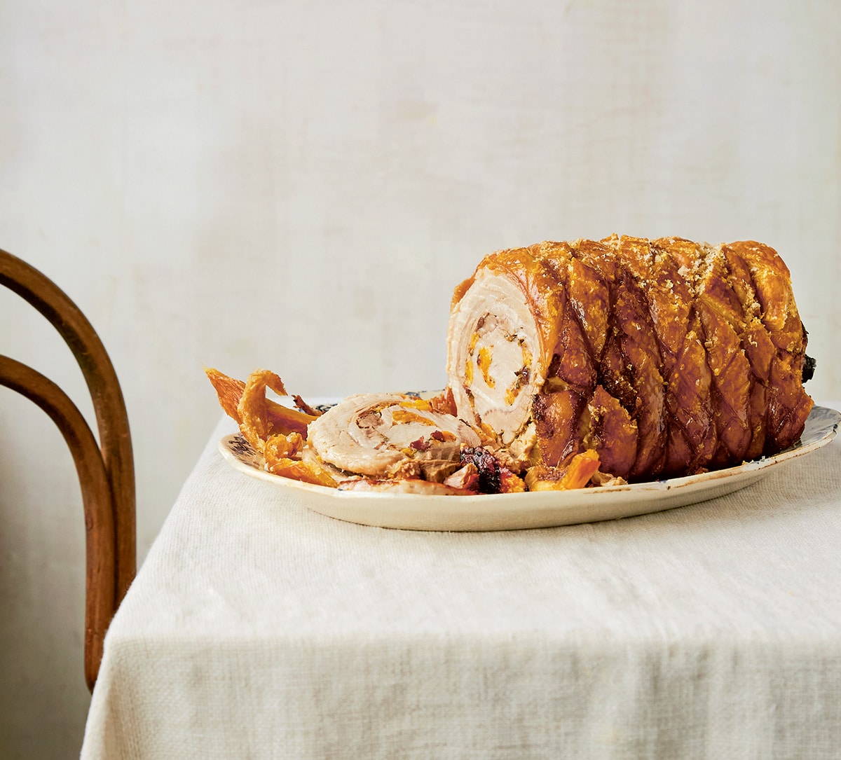 Festive roast porchetta made with Borough Market ingredients