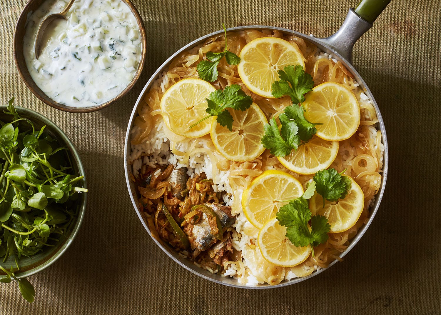 Sardine biryani