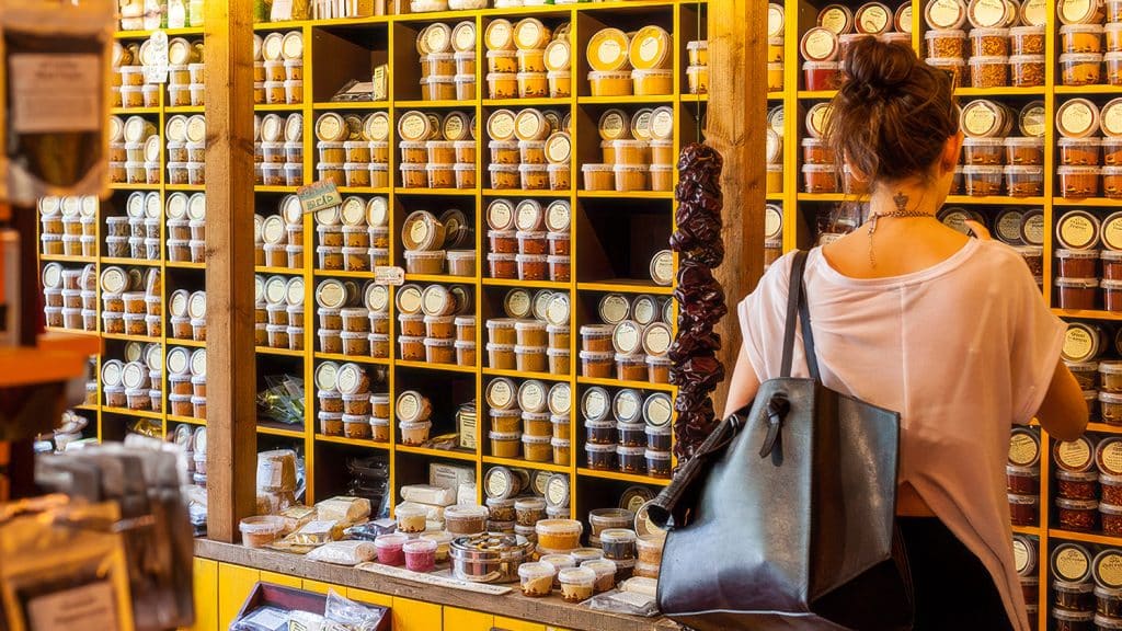 The Spice Mountain stall at Borough Market
