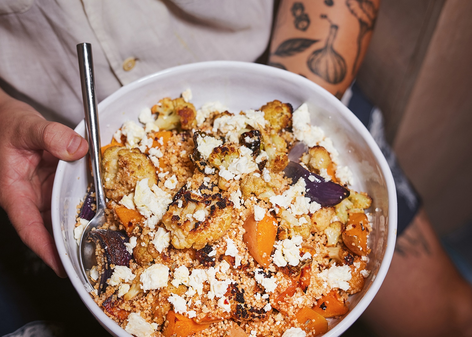 A bowl of Empty-The-Fridge Veg
