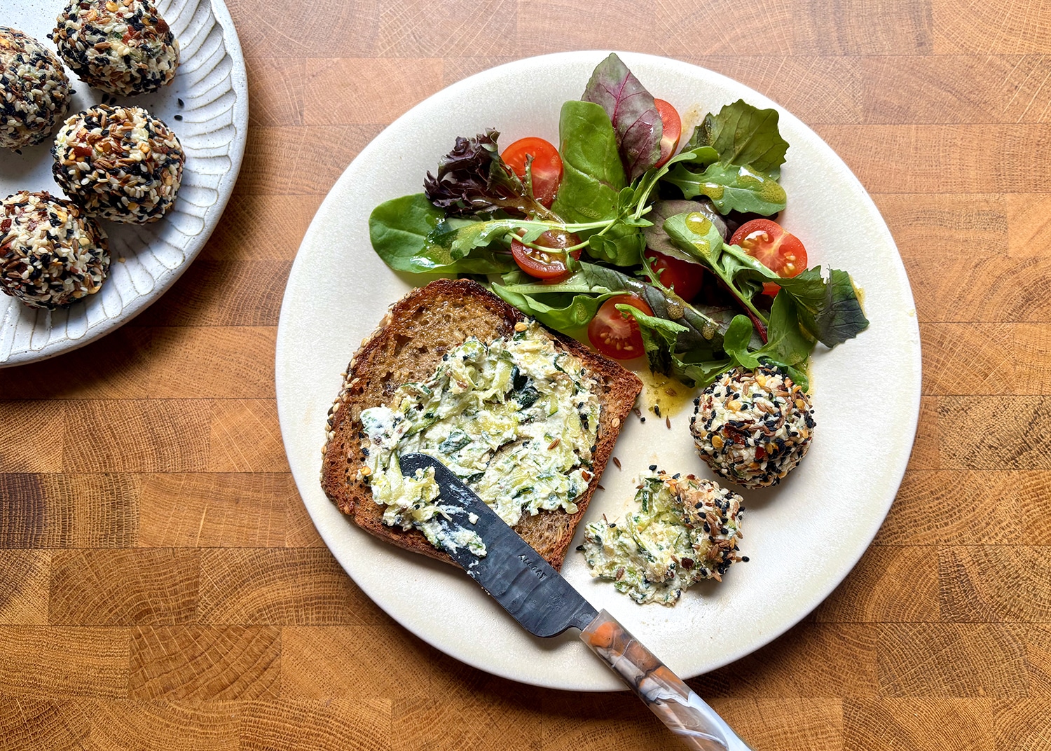 Courgette & ricotta polpette