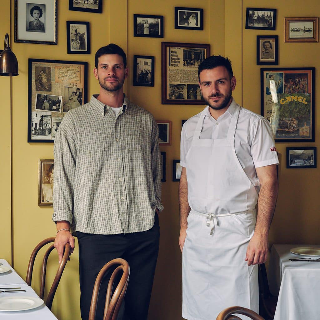 Dominic Hamdy (left) and Keiran Mustafa at Kismet
